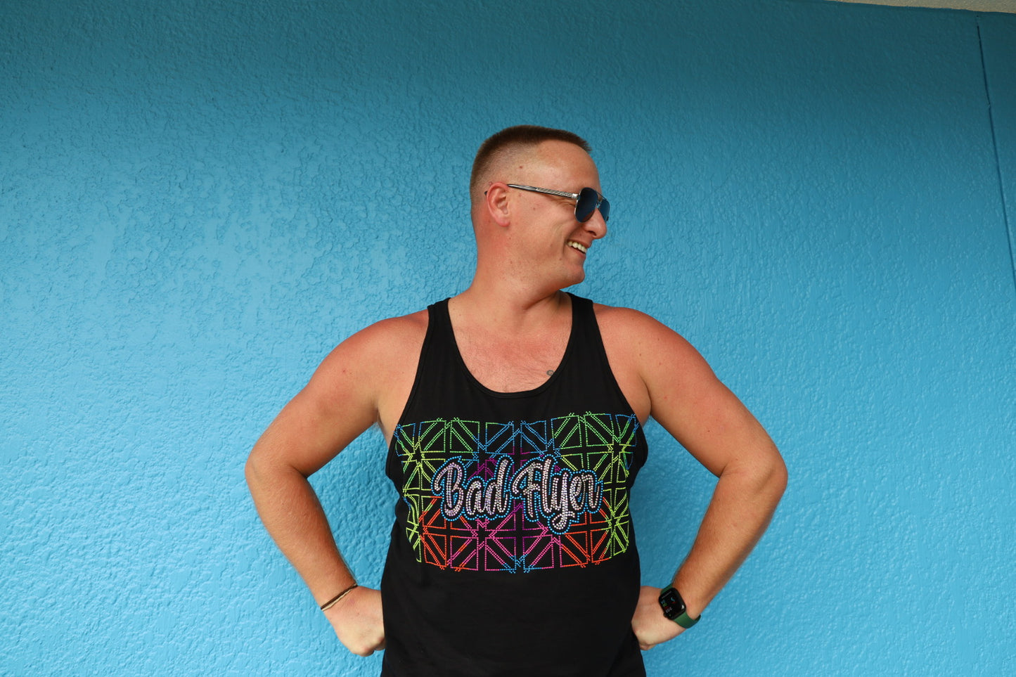 BadFlyer X Raleigh Rhinestones Tank!