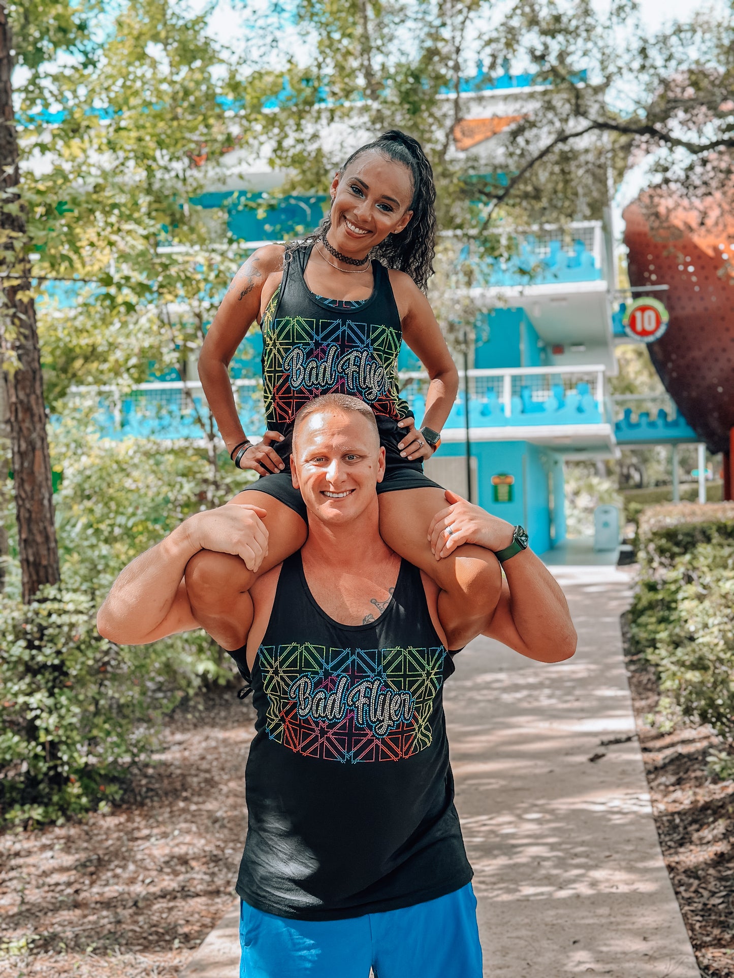 BadFlyer X Raleigh Rhinestones Tank!