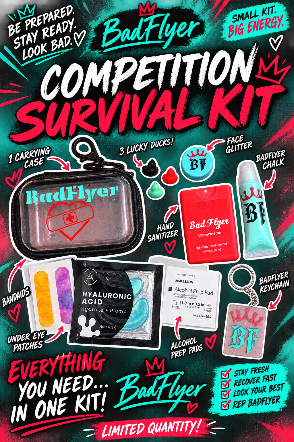 BadFlyer Competition Survival Kit