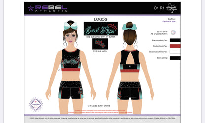 BadFlyer X Rebel Practice Wear THE DARK ANGEL