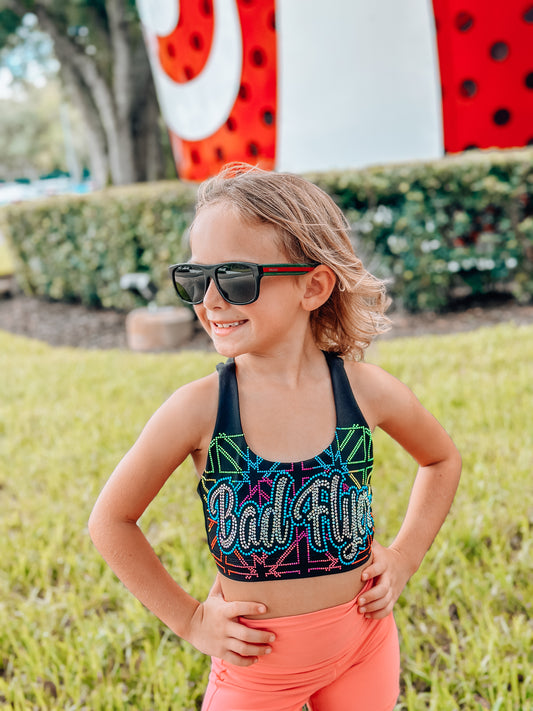 BadFlyer X Raleigh Rhinestones Bra Tops!