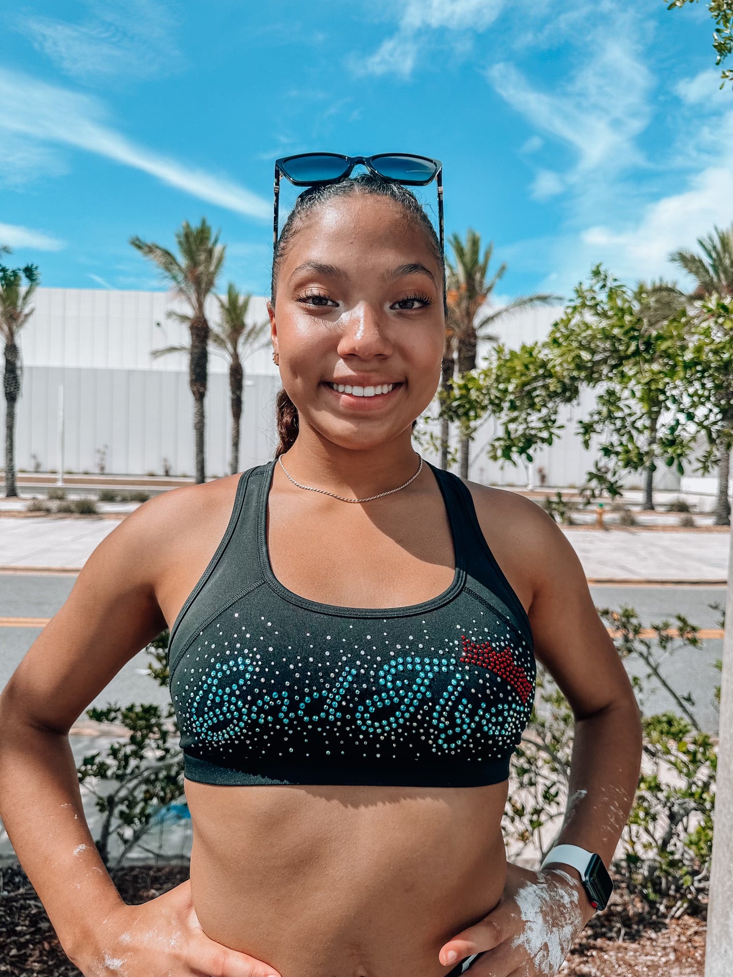 Rhinestone BadFlyer Top
